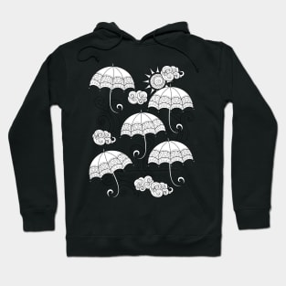 Noncolored Fairytale Weather Forecast Print Hoodie